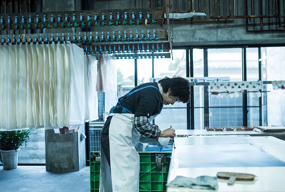 Awagami washi production 13