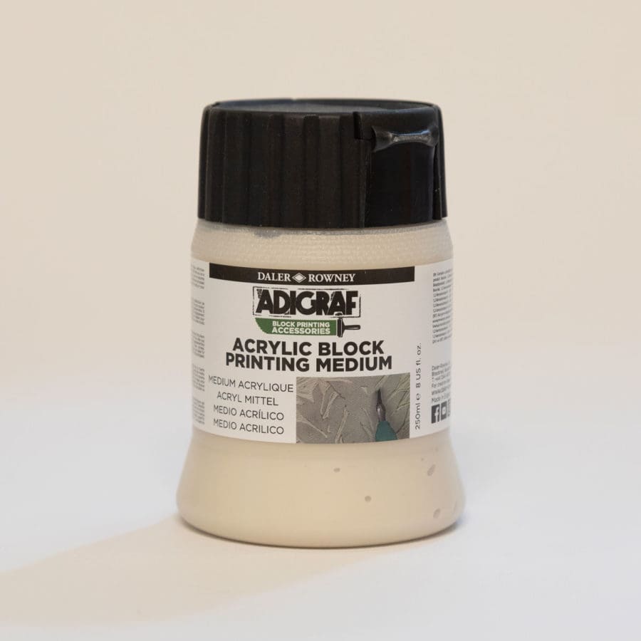 DAR 16 182250003 Daler Rowney Adigraf Acrylic Block Printing Medium 225 ml